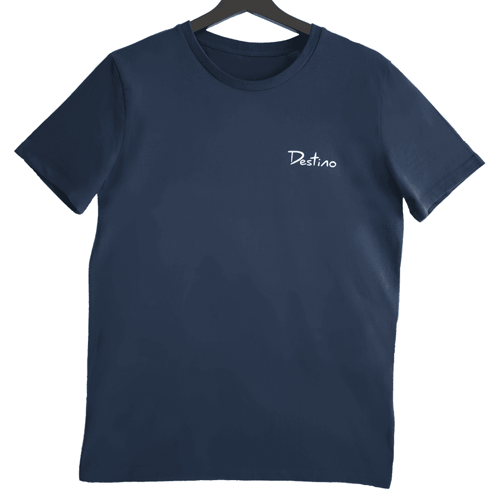 Destino-shirt-navy-blauw Destino T-Shirt Navy